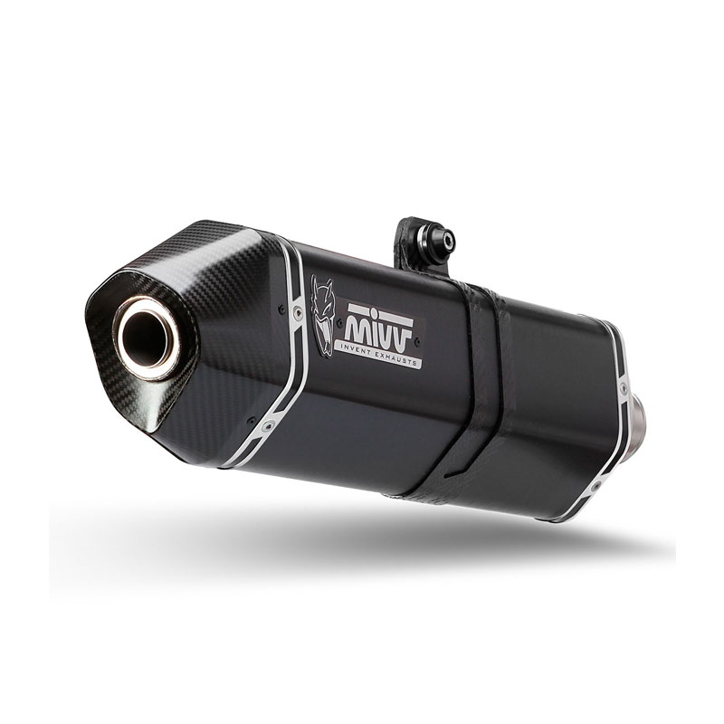Escape mivv Moto Guzzi V85TT 19- acero negro