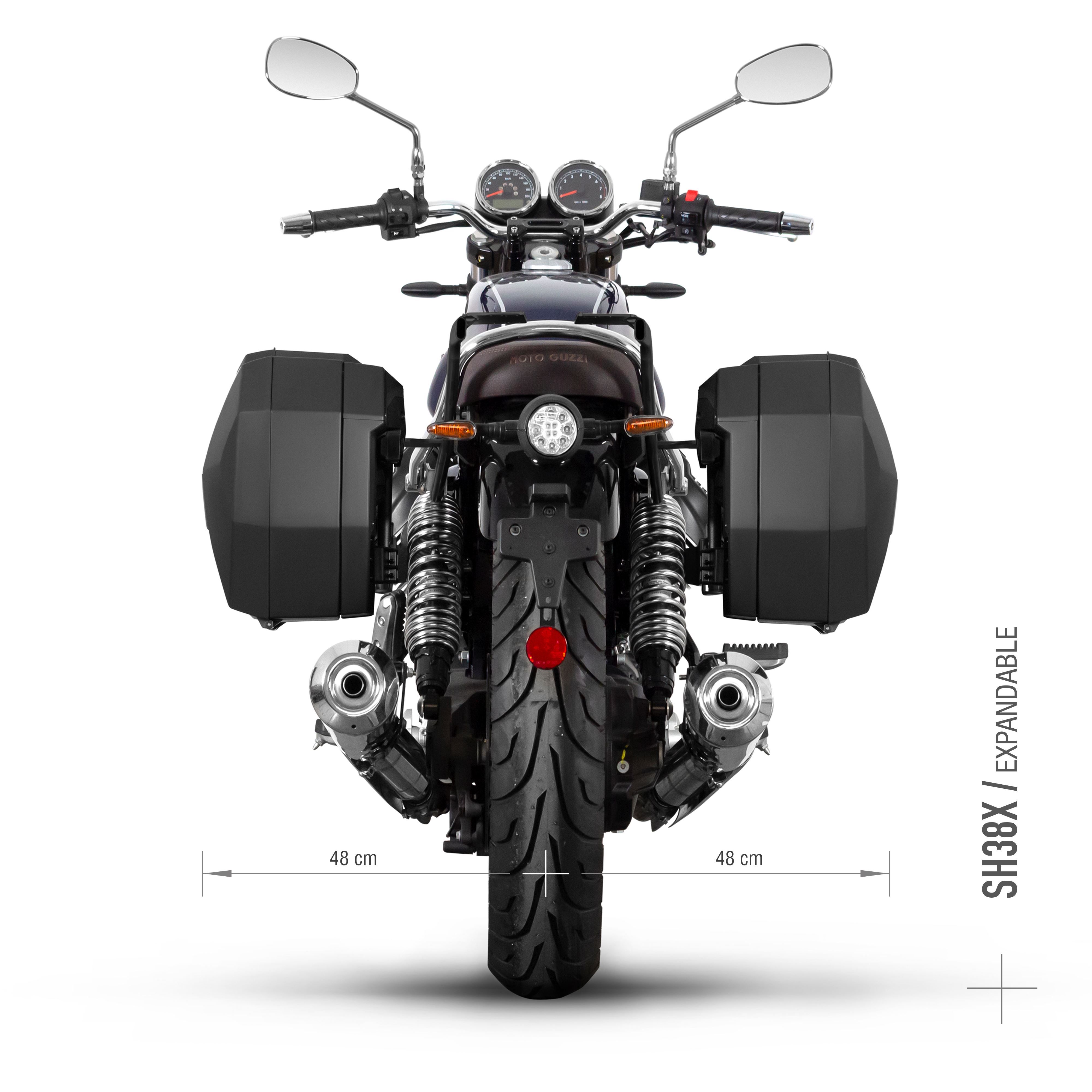 Fijacion 3P System maletas laterales Moto Guzzi V7 Stone-Corsa 23+