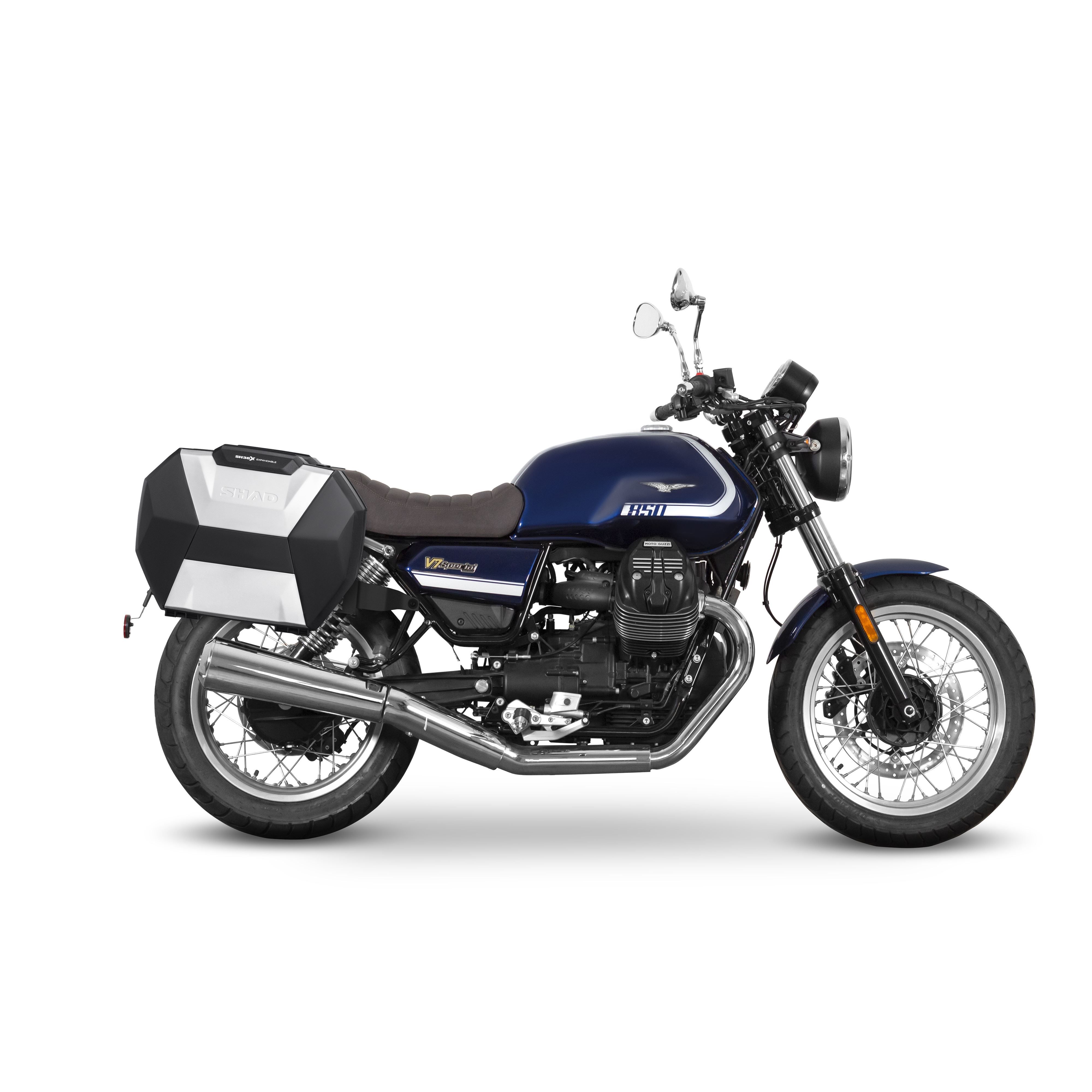 Fijacion 3P System maletas laterales Moto Guzzi V7 Stone-Corsa 23+
