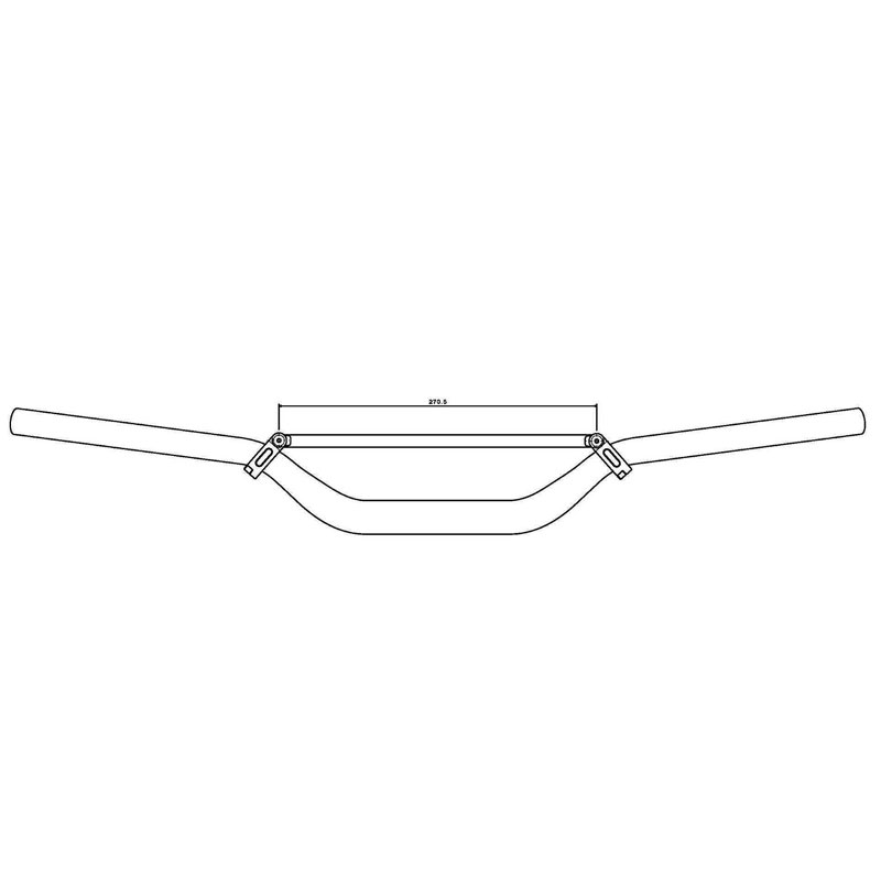 Barra refuerzo manillar OEM para BMW R nineT 14-16 color negro