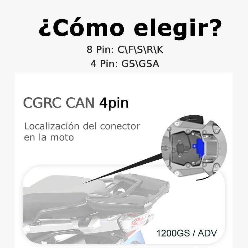 Control remoto Chigee RC CAN BMW 4 Pines AIO-5 / AIO-6