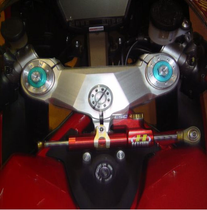 Amortiguador de direccion Hyperpro Ducati 848-1098-1198 07-13