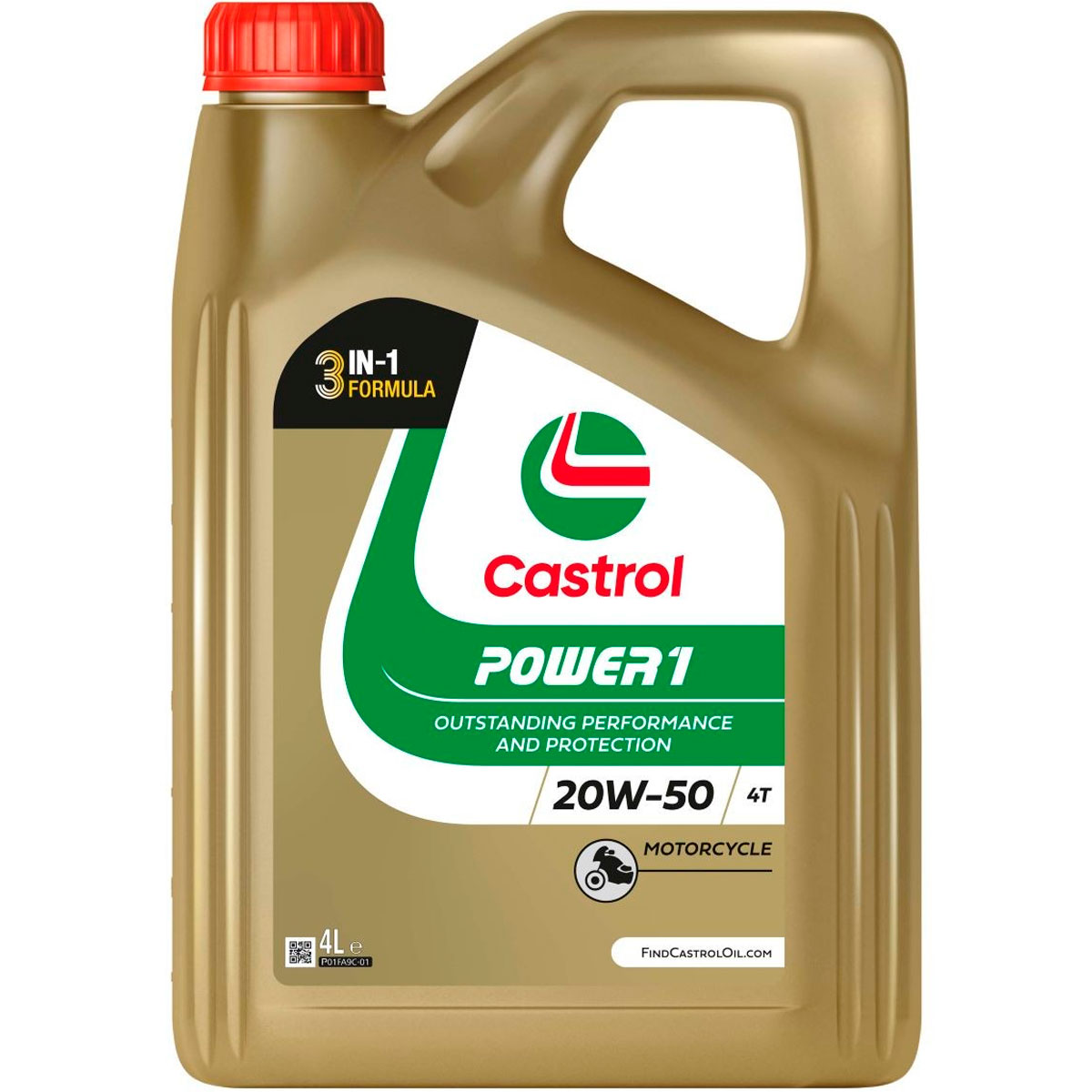 Aceite Castrol Power1 20w50 4T 4 litros