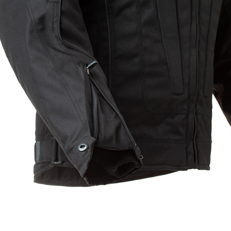 Chaqueta moto invierno de Rainers modelo Motegi impermeable Color Negro