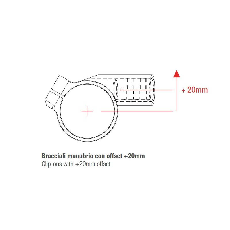 Semimanillar Lightech standard 20mm