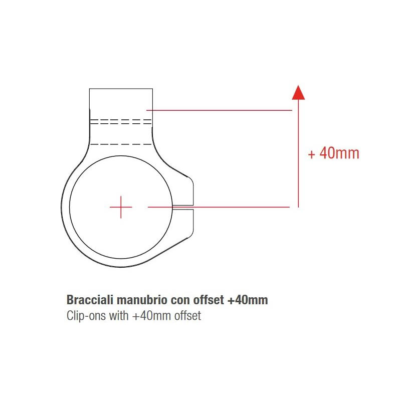 Semimanillar Lightech standard 40mm