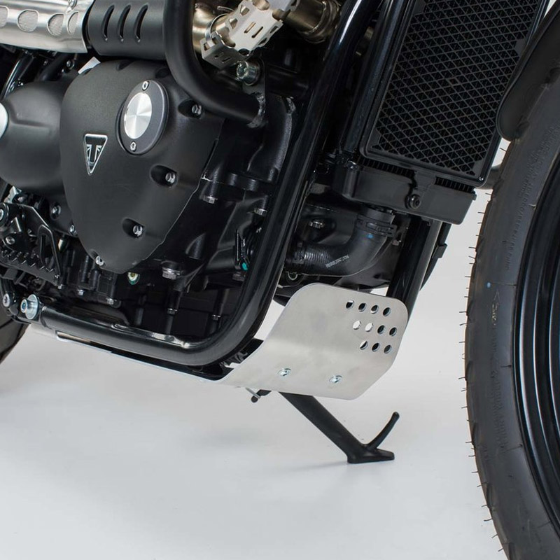 Cubrecarter de aluminio SwMotech Triumph Thruxton 20-