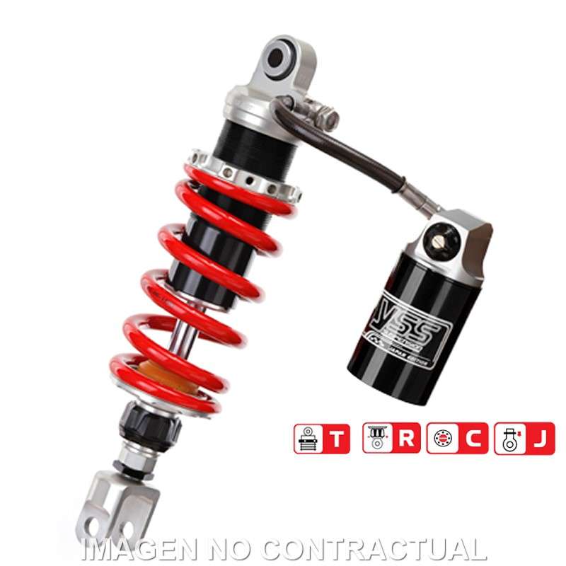 amortiguador gas con botella kawasaki gpz turbo 750