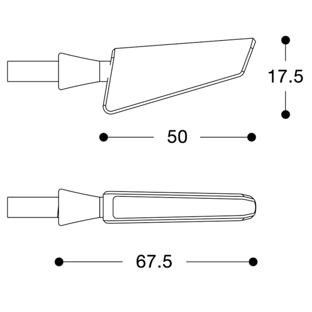 intermitentes secuenciales SQ-LED B-Lux barracuda
