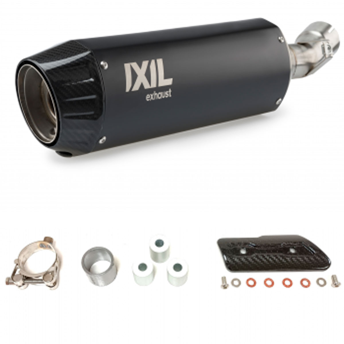 Escape acero negro Ixil V4B Voge SR3 25+