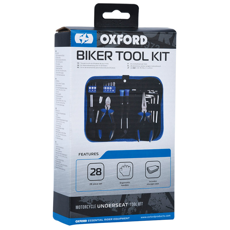 Kit herramientas de viaje Oxford para moto