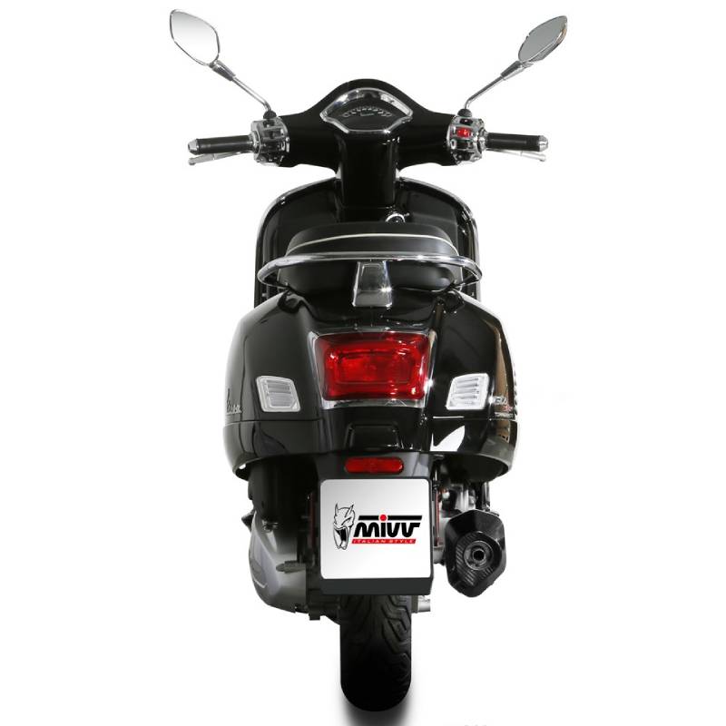 Escape Mivv Delta Race Negro Piaggio Vespa GTS 300 2021+