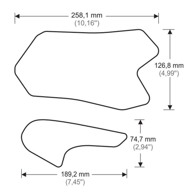 Kit adhesivo protector deposito Ducati Panigale