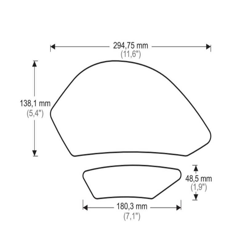 Kit adhesivo protector deposito KAWASAKI ZX-6R - NINJA 650