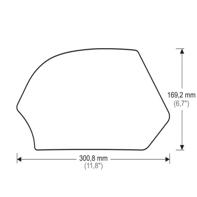 Kit adhesivo protector deposito SUZUKI GSX R600-R750 2011-2016