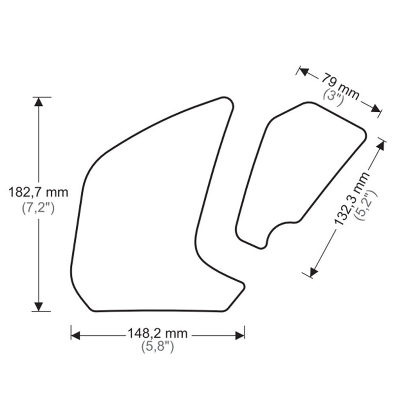 Kit adhesivo Yamaha MT07 18- Onedesign