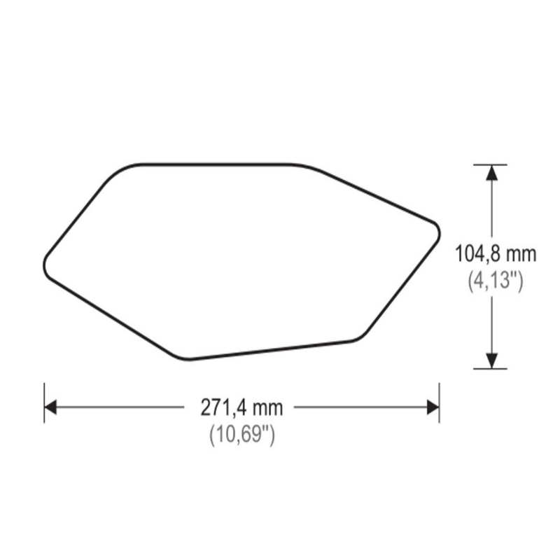 Kit adhesivo protector deposito YAMAHA YZF-R6 2008-2016