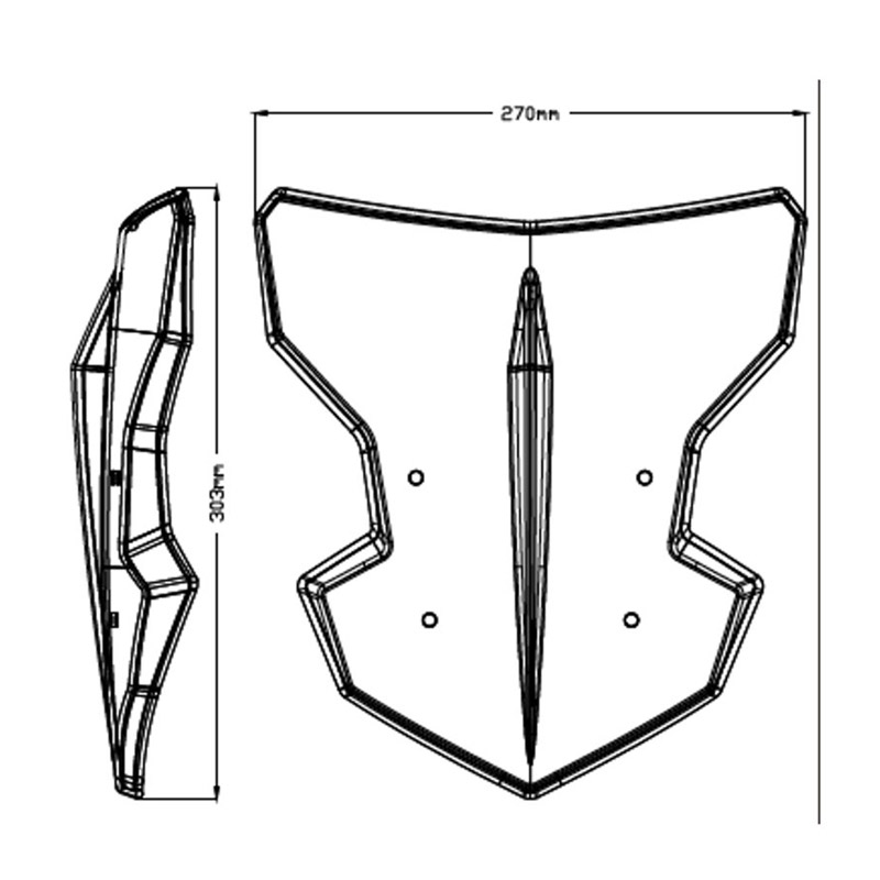 Cupula sport Yamaha MT03 20-