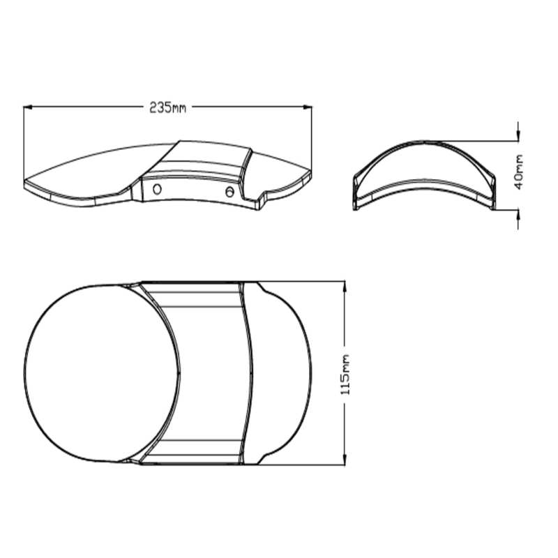 Guardabarros delantero Puig Indian Scout Bobber 18-