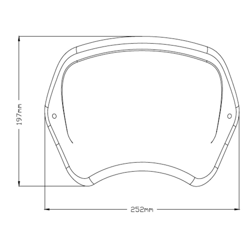 Placa frontal HD Sportster Forty Eight 17- Puig