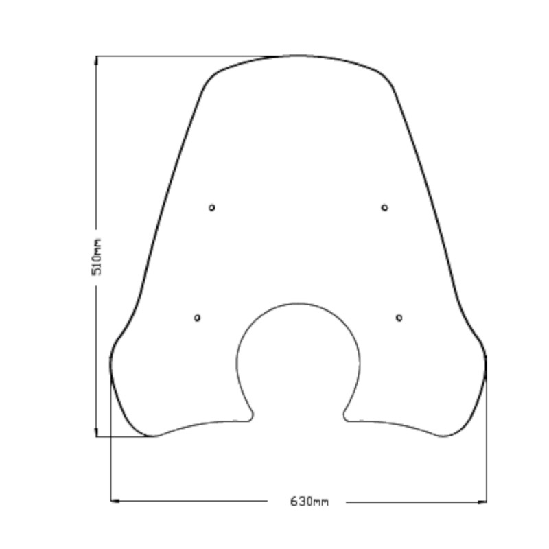 Cupula GTS Piaggio Vespa GTS 125-300