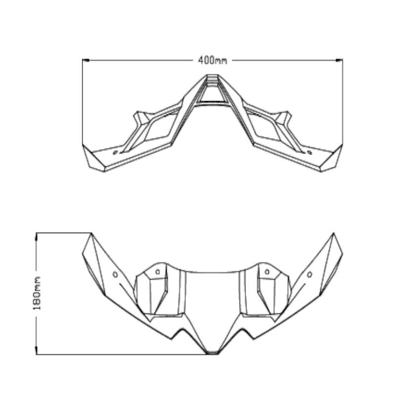 Aleron Frontal Naked KAWASAKI Z900 2020+