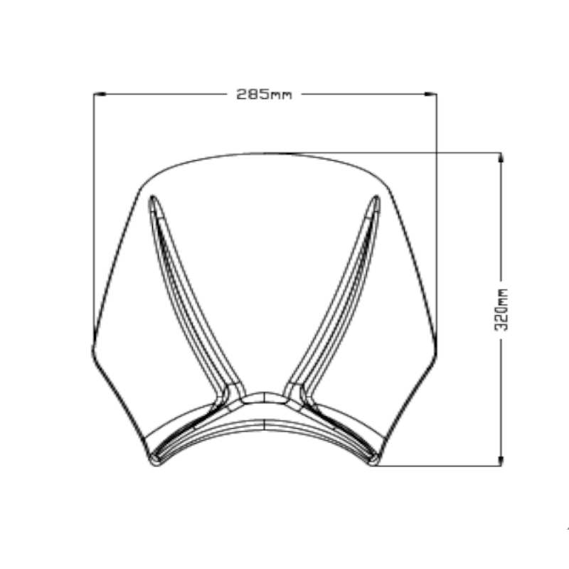 Cupula New Generation Sport TRIUMPH TRIDENT 660 21+