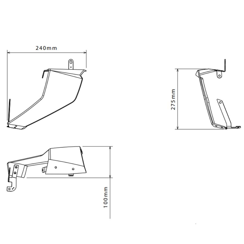 Aleron Downforce KTM 990 Duke 24-
