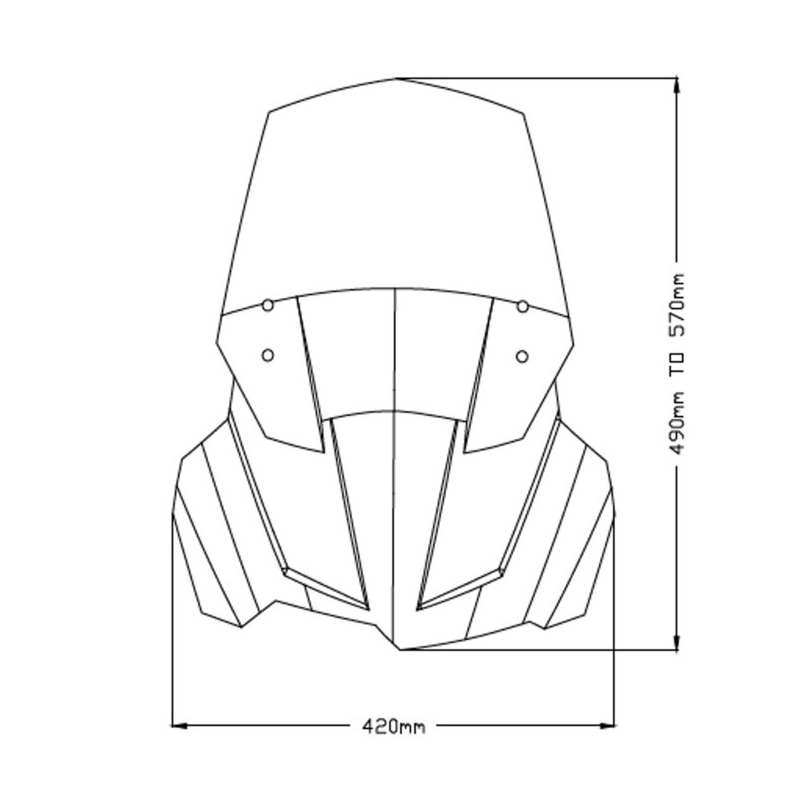 Cúpula Puig touring-racing regulable Bmw F750GS 18-