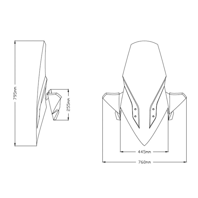 Parabrisas Puig  V-Tech Kymco XCiting S 400 19-