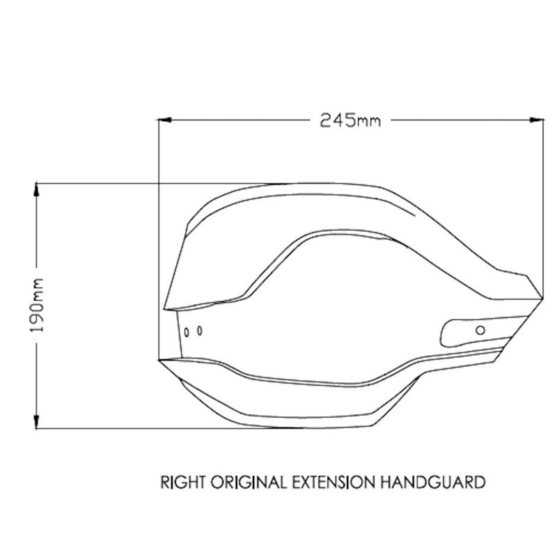 Extension Paramanos BMW F750GS-F850GS-S1000XR-F900XR Puig