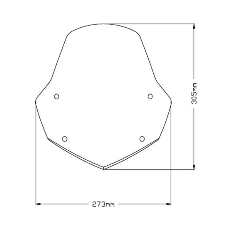 Cupula sport Aprilia SHIVER 900-SHIVER 750