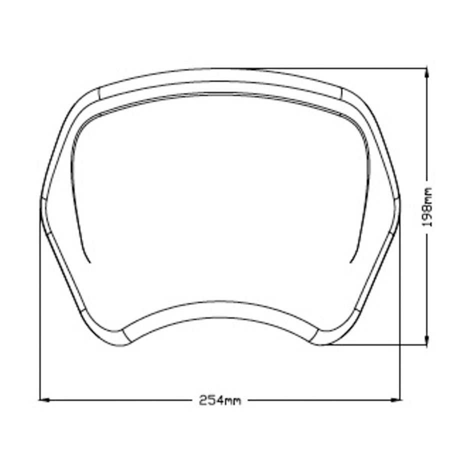 Placa frontal Yamaha XV950 Puig