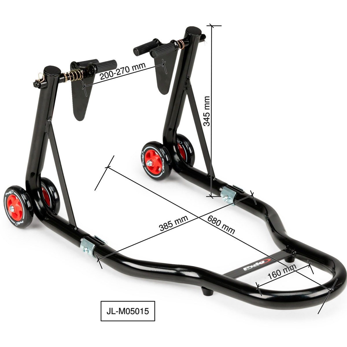 Caballete delantero Puig Negro
