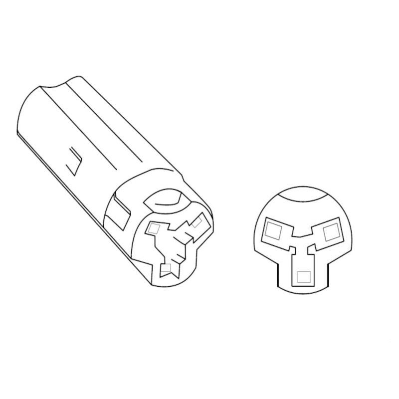 Cable adaptador de intermitentes para YAMAHA (par)