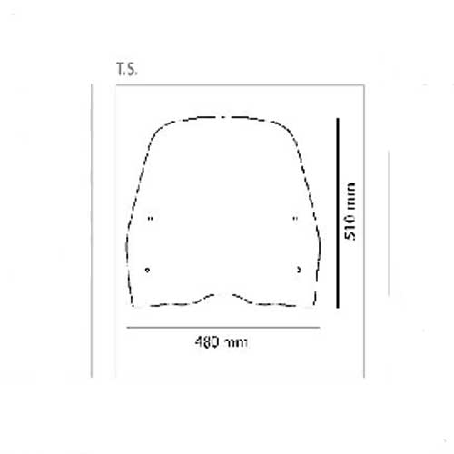 Parabrisas Puig T.S. para Scooter moto Honda Vision 50-110