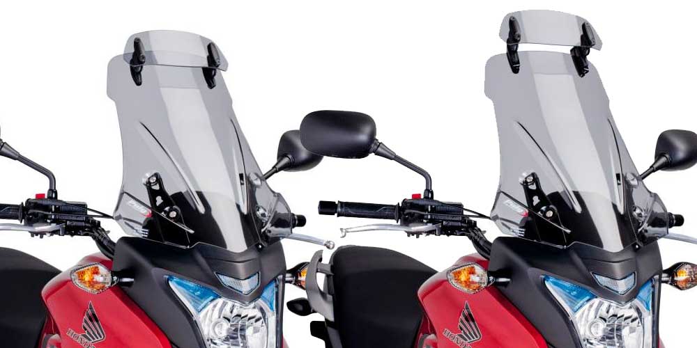 Cupula Touring ahumada con visera para Honda CB500X 2013-15