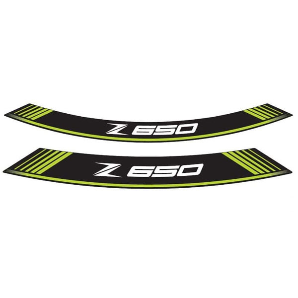 Tiras en arco especiales en Kawasaki Z650 2017-