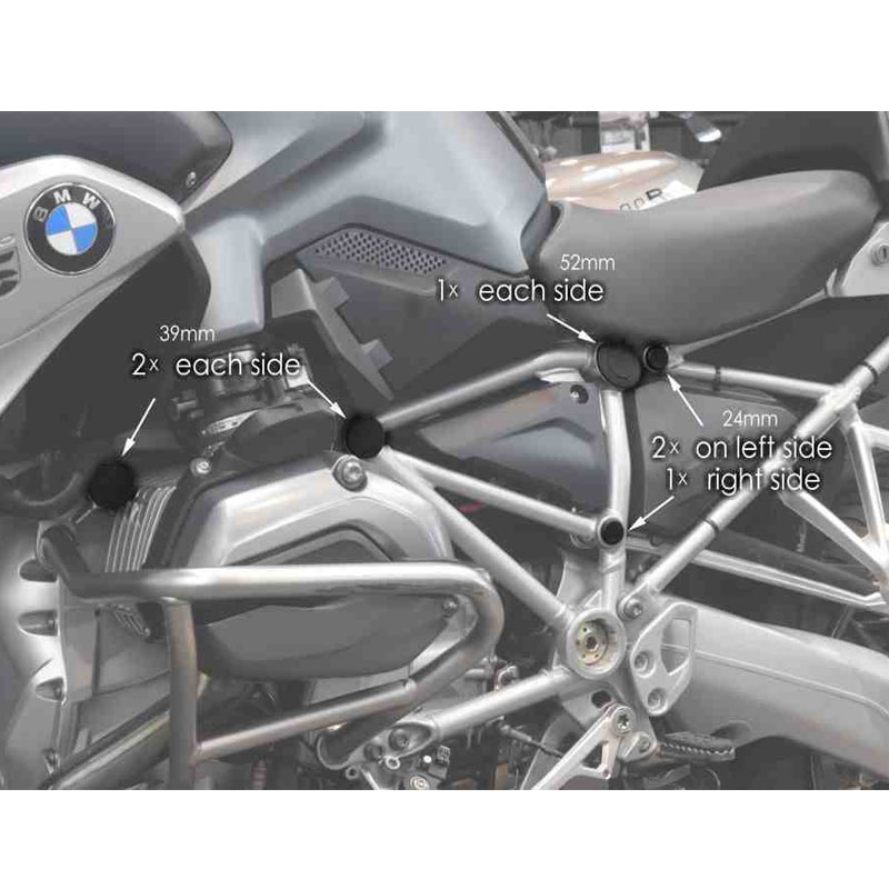 Tapa embellecedor chasis BMW R1200GS-ADV-R1250GS Puig