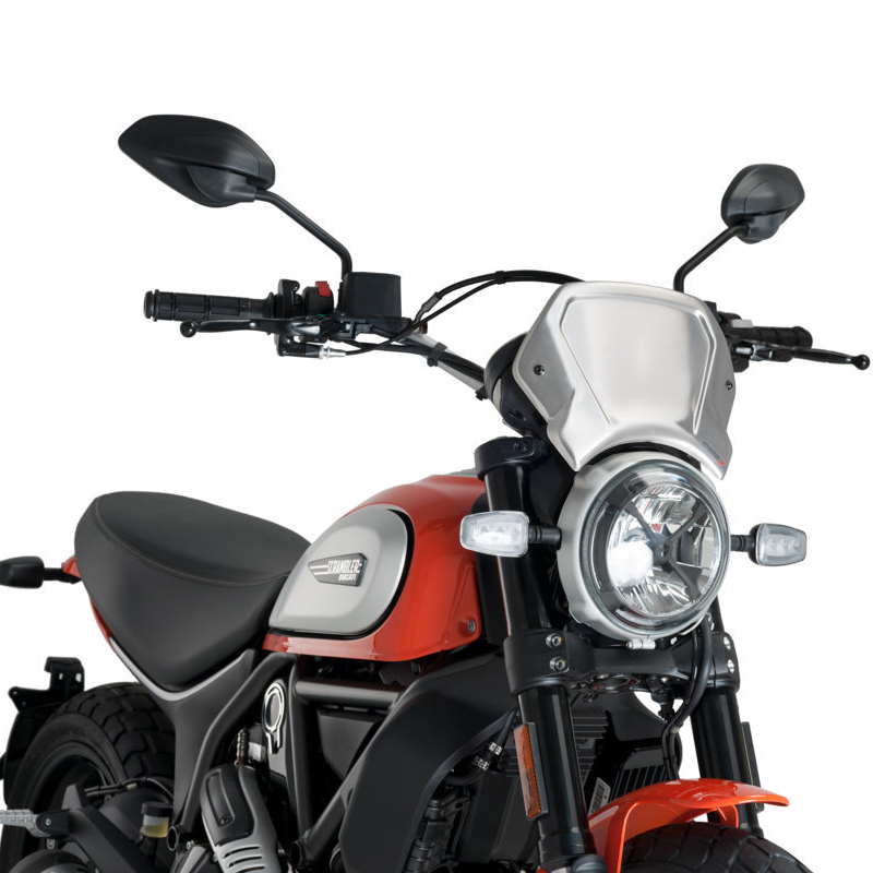 Placa frontal aluminio modelos Ducati SCRAMBLER