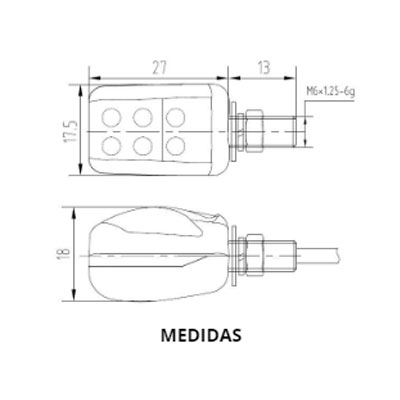 Intermitentes universal Chip homologado