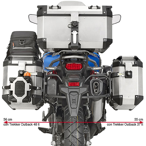 Portamaletas lateral para outback Honda Africa Twin-Adv Sports 18- Givi