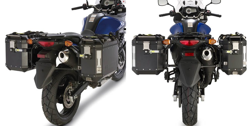 Portamaletas para Outback lateral Givi Suzuki DL VSTROM 650 2017-