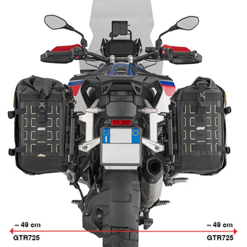 Soporte lateral Trekker Outback para portamaletas OEM BMW R1300GS Adv 25-