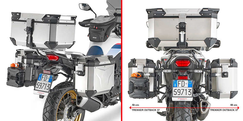 Portamaletas lateral Honda 750 Transalp 2023-