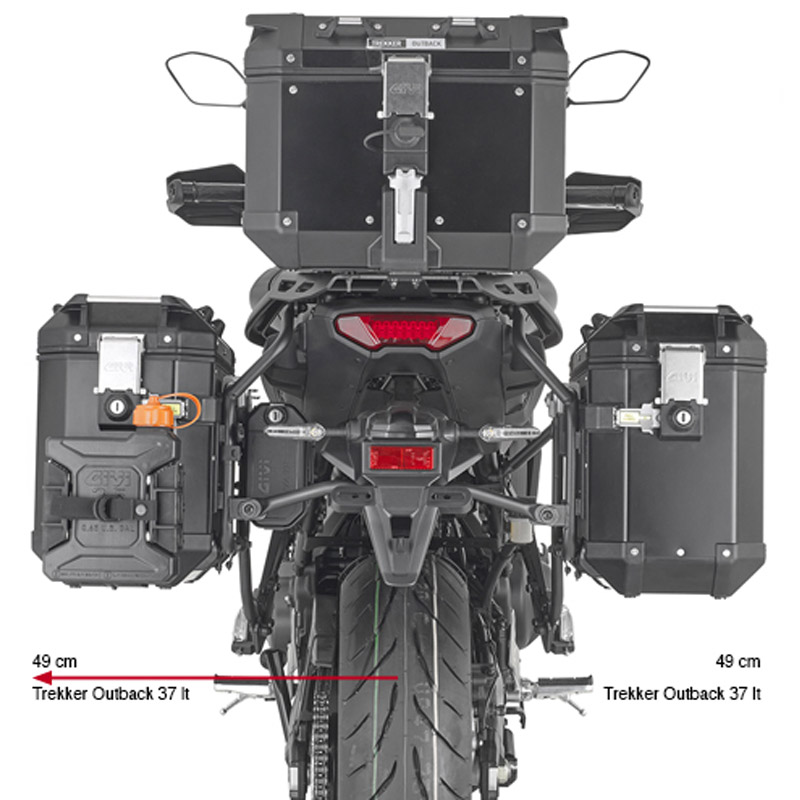 Portamaletas lateral monokey camside Yamaha Tracer 9 21-