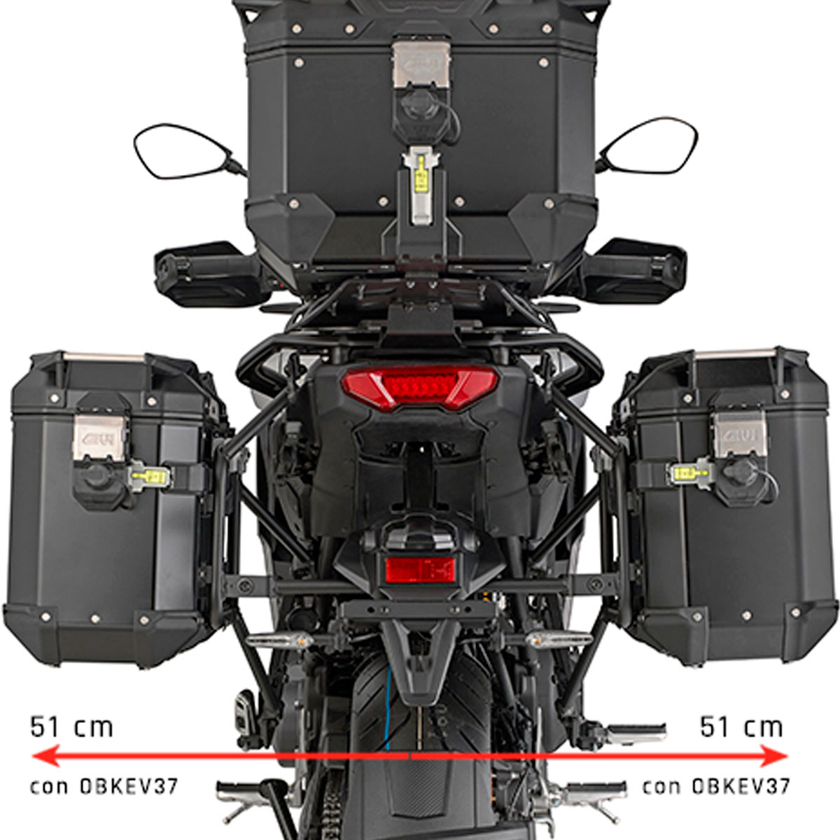 Portamaletas lateral monokey camside Yamaha Tracer 9 GT GT+ 25+