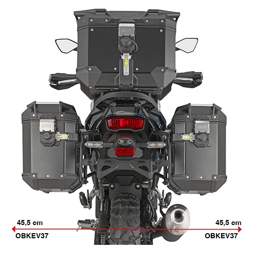 Soporte lateral Givi PL ONE-FIT CAM-SIDE Kawasaki KLE500 26+