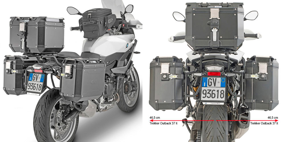 Portamaletas lateral Bmw F900XR Trekker Outback