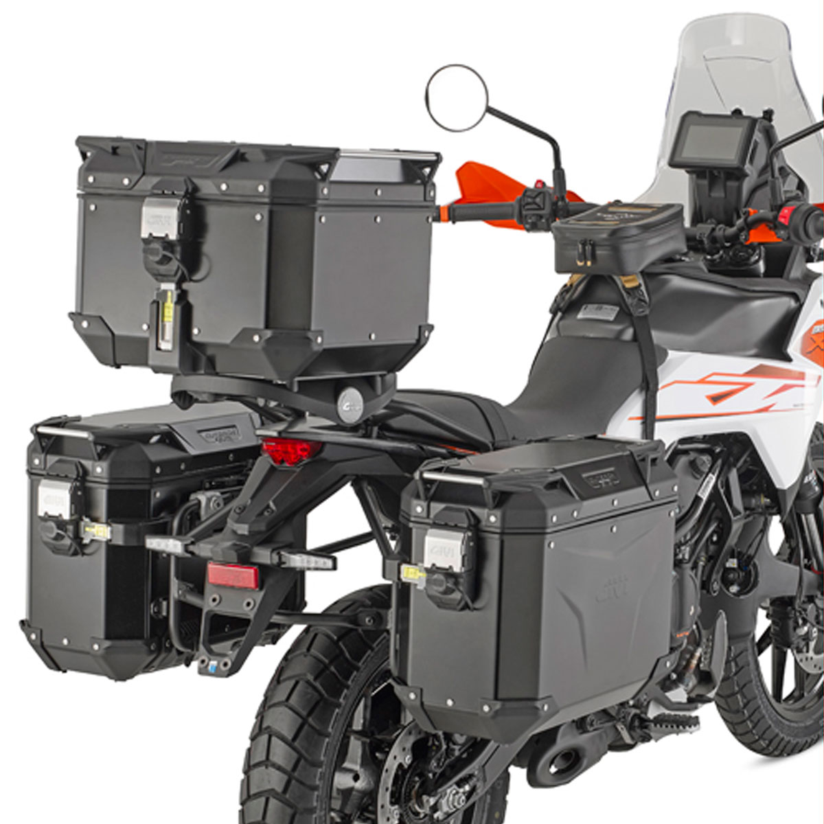Portamaletas lateral maletas Givi KTM 390 ADV 25+
